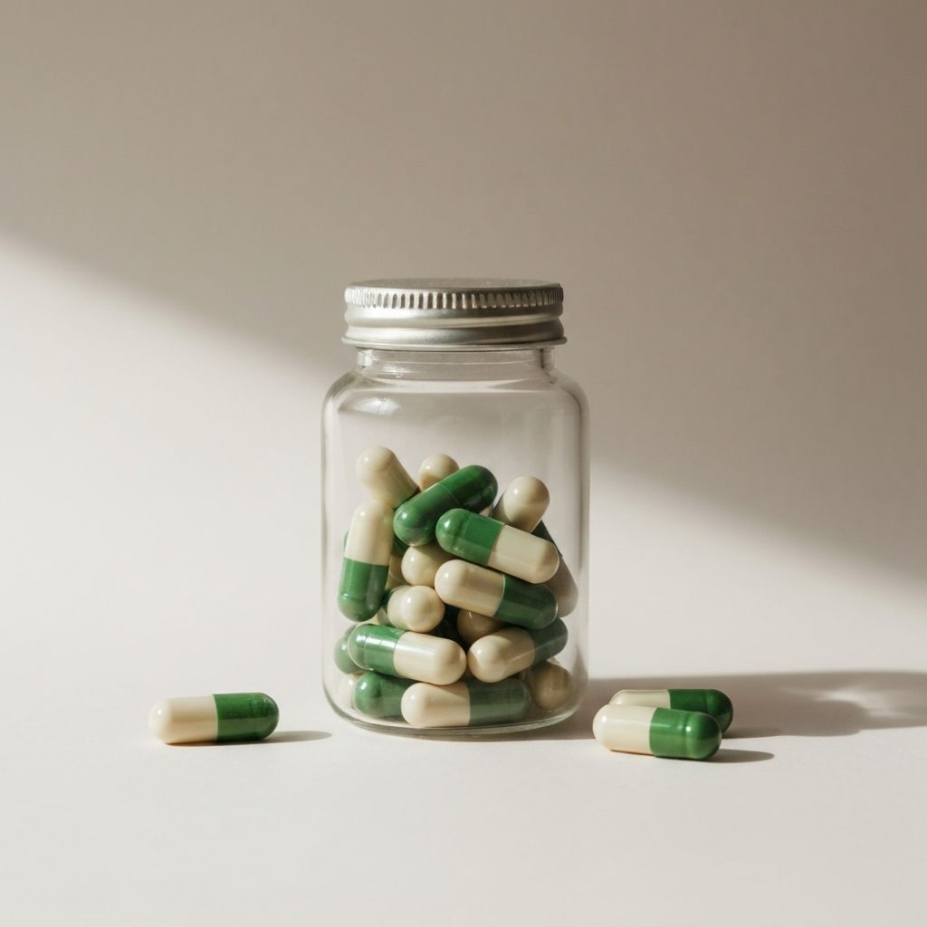 Natürliche Supplement-Kapseln